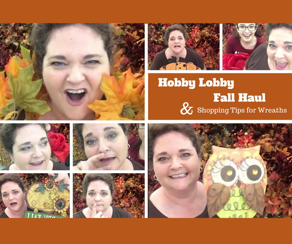 Hobby Lobby Fall Haul 2016 & Shopping Tips for Your Wreaths