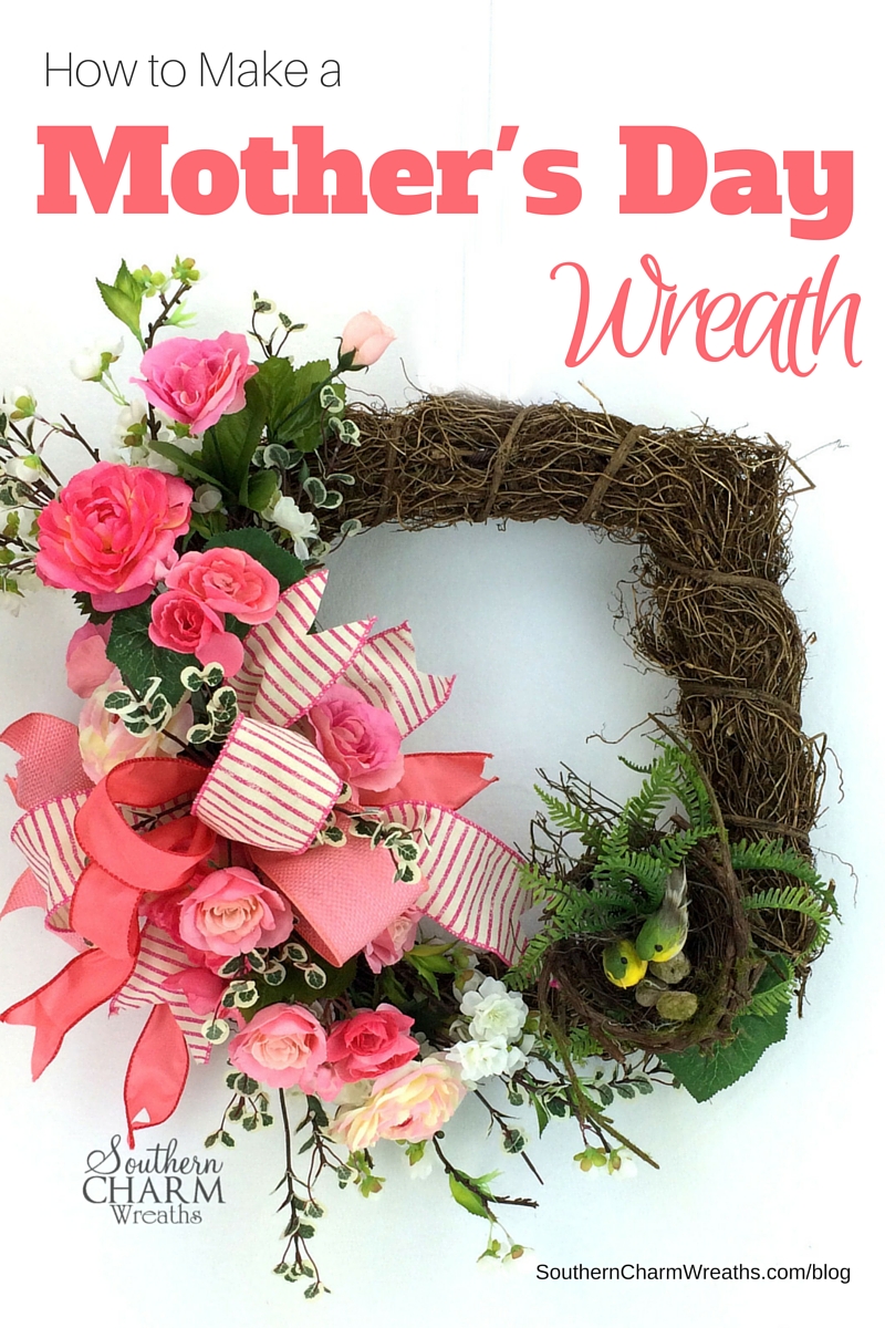 How to Make a Beautiful Mother's Day Wreath, Mother's Day Gift Ideas, Mother's Day Crafts