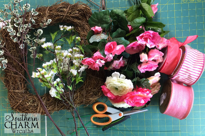 How To Make A Mothers Day Wreath Supplies