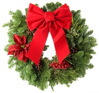 How to Make Silk Flower Christmas Wreath