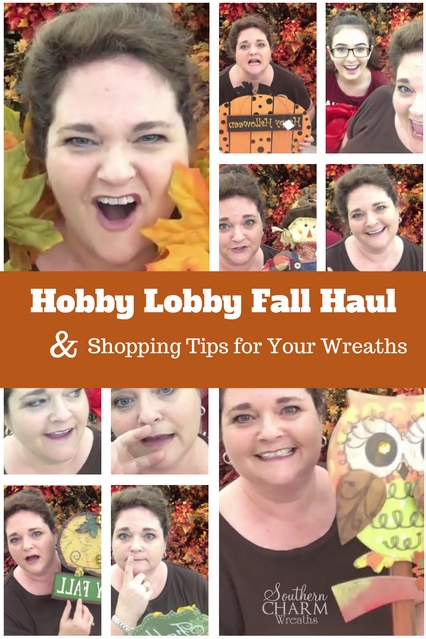 Hobby Lobby Fall Haul 2016 & Shopping Tips for Your Wreaths