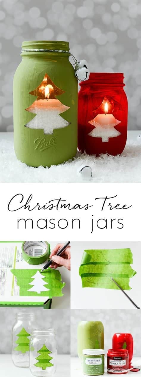 20 DIY Christmas Candle Decorations