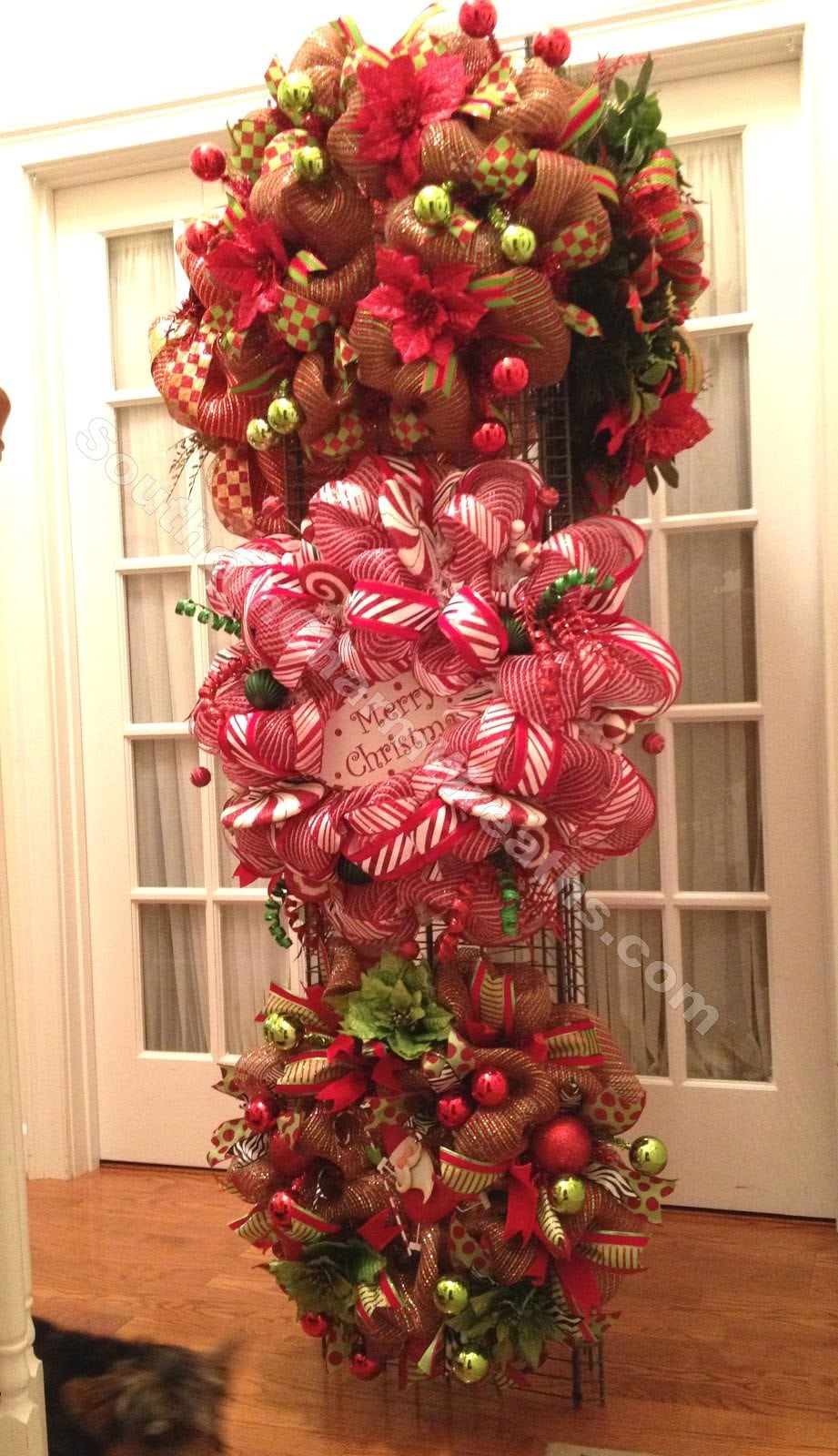 How to Make a Wreath Craft Show Display or Storage Tower