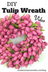 How to Make a Tulip Wreath