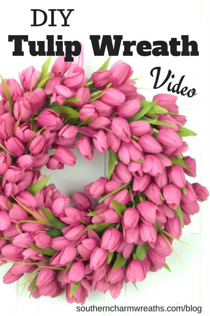 How to Make a Tulip Wreath