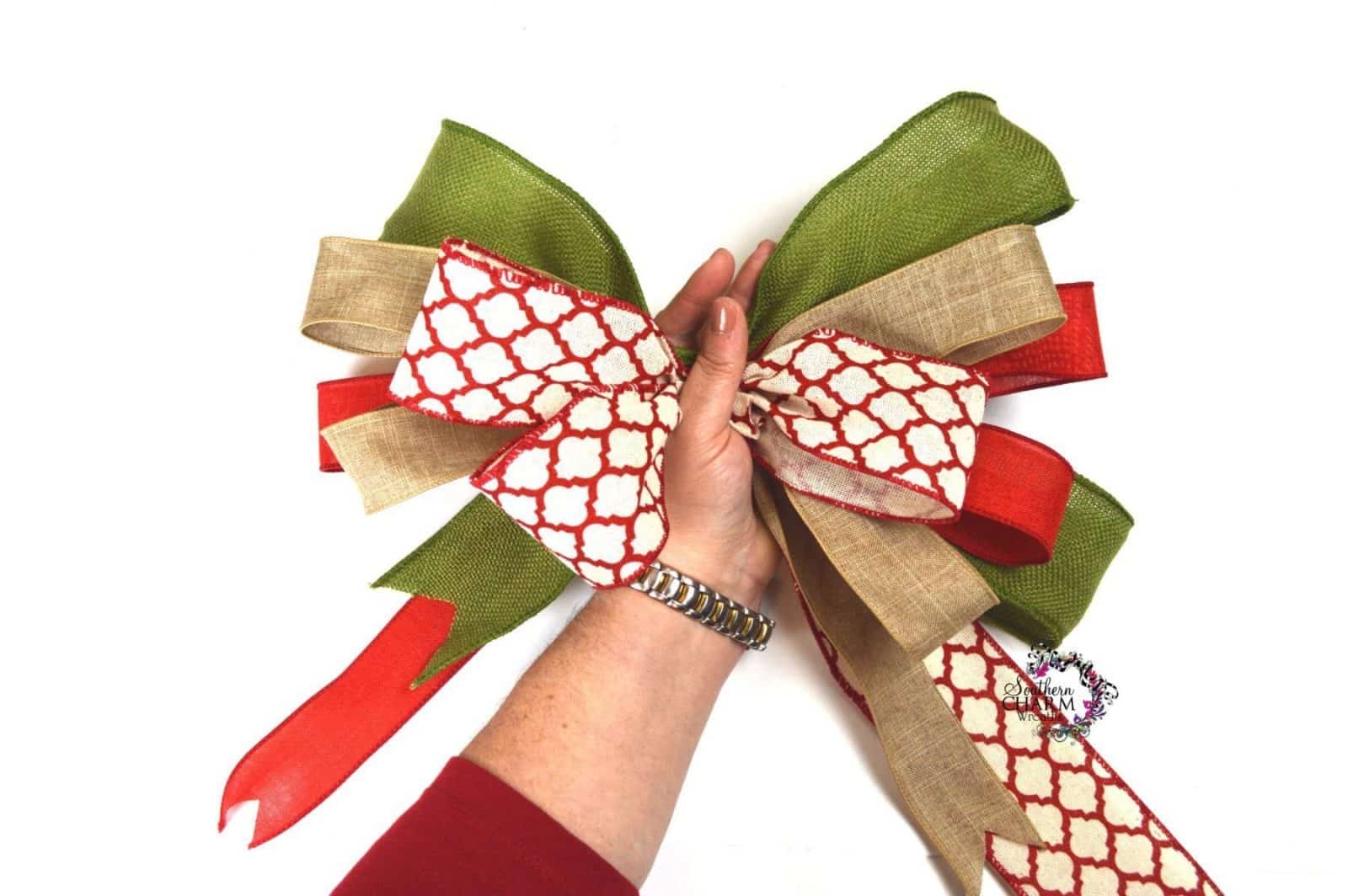How to Tie Multiple Ribbon Bow Part 5 Southern Charm Wreaths
