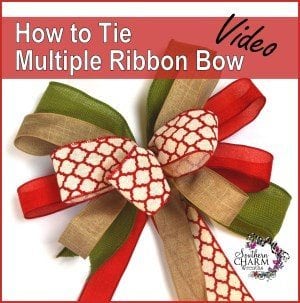How To Tie Multiple Ribbon Bow | Southern Charm Wreaths