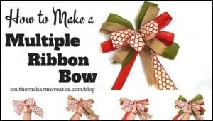 How to Make a Bow with Multiple Ribbons