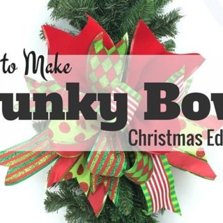 How to Make a Christmas Bow Using Different Ribbons