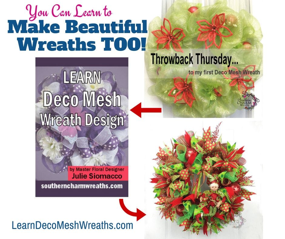 How to master the deco mesh wreath