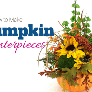 How to make pumpkin centerpieces by Southern Charm Wreaths