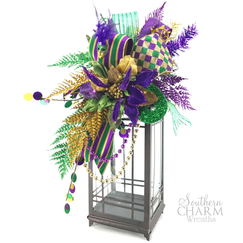 How to Make a Mardi Gras Lantern Swag by Julie Siomacco