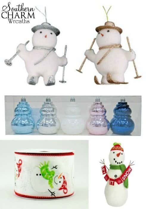 Snowmen will be a big 2017 Christmas Decor Trends. Find other trends on Southern Charm Wreaths