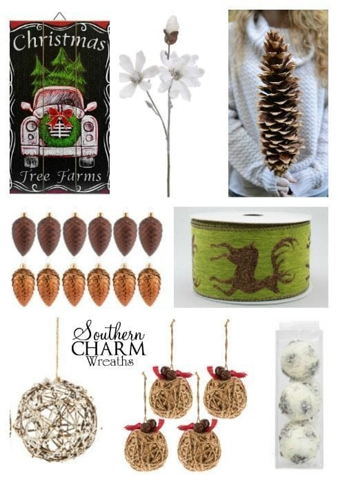 Woodlands Lodge will be a big 2017 Christmas Decor Trends. Find other trends on Southern Charm Wreaths