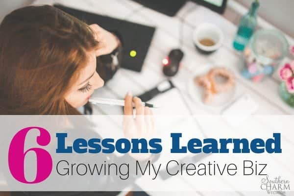 6 Huge Lessons Learned Growing My Creative Biz