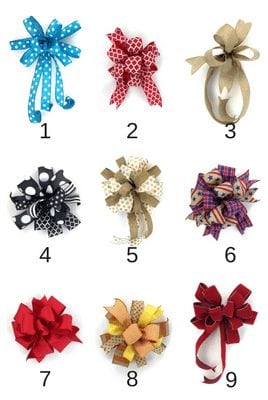 9 Ways to Make a Bow For A Wreath - Southern Charm Wreaths