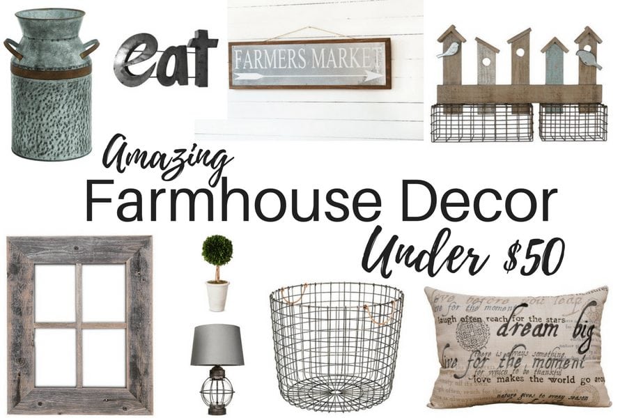 Amazing Farmhouse Decor Under $50