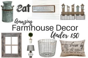 Amazing Farmhouse Decor Under $50