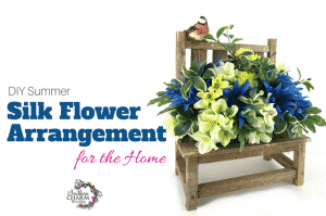 In this video, create a DIY Summer Silk Flower Arrangement for your home using a wooden bench.