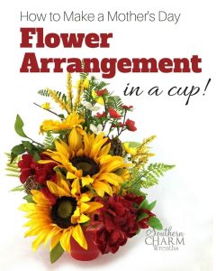 How to Make a Flower Arrangement in a Cup