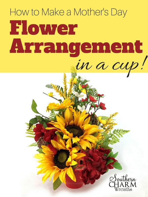 How to Make a Mother's Day Flower Arrangement in a Cup