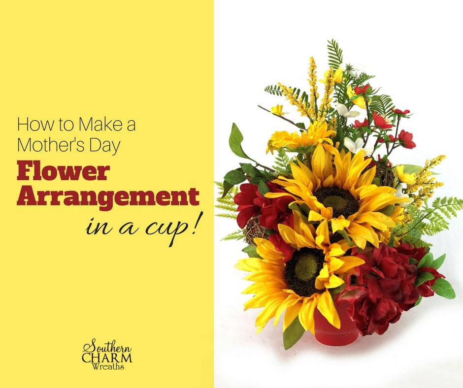 How to Make a Mother's Day Flower Arrangement in a Cup