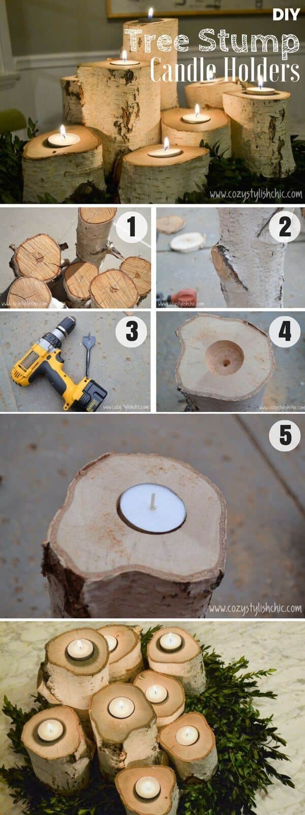 20 Crafty DIY Candle Holder Ideas to Warm Up Your Home