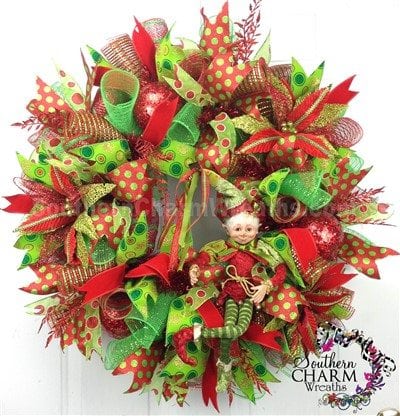 deco-mesh-christmas-wreath-raz-lime-red-whimsical(400x416)
