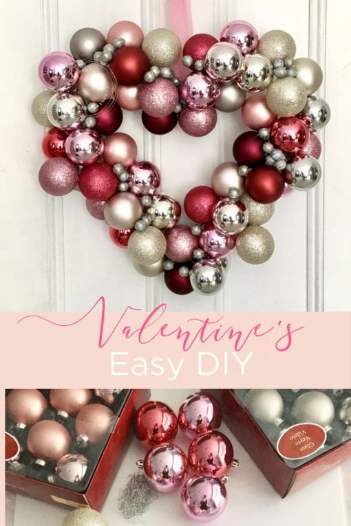 diy valentine wreath