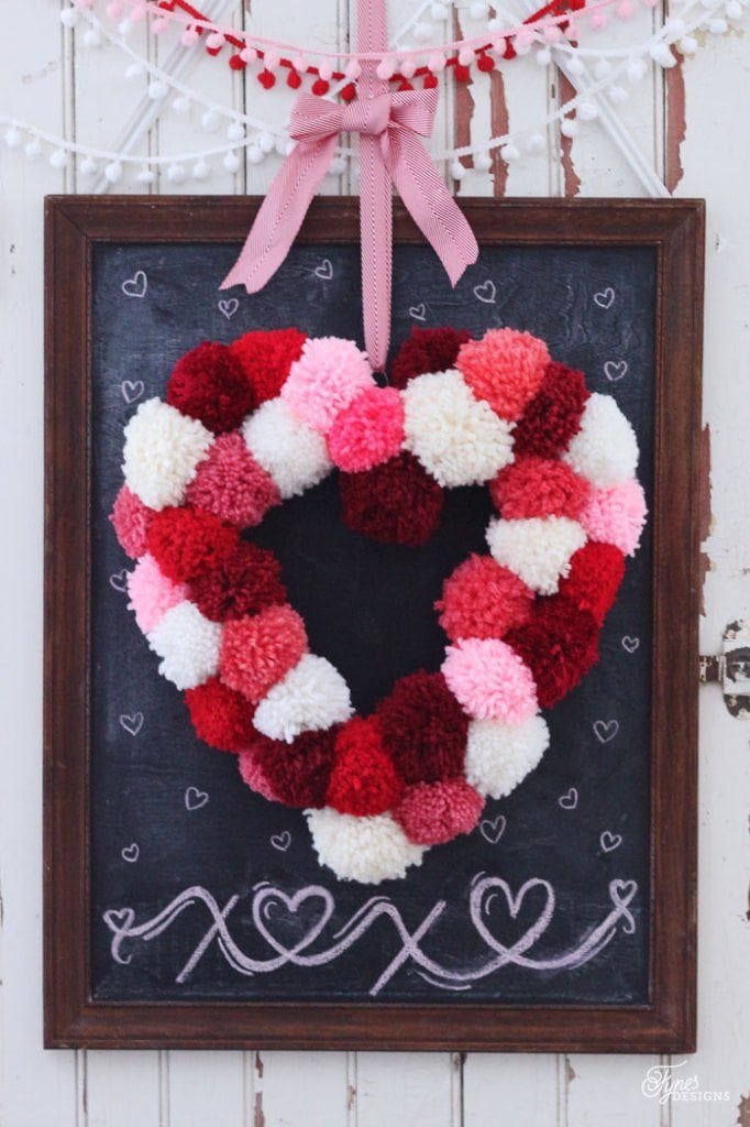 Valentines Day Ribbon Wreaths 