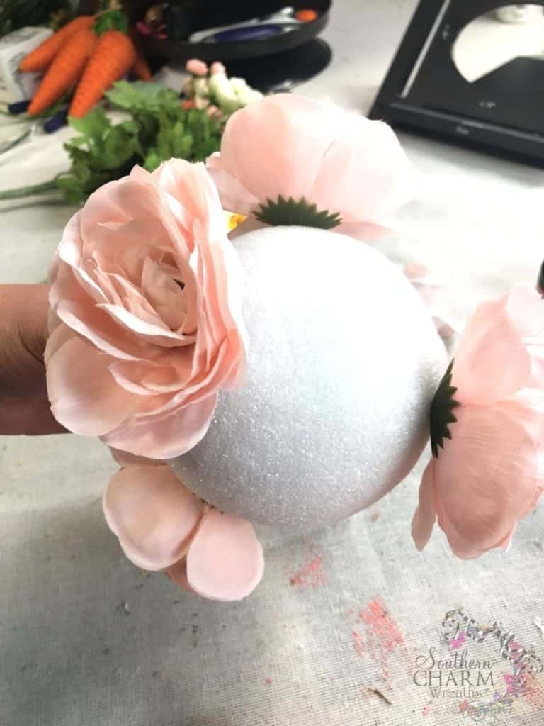 Simple Spring Candlestick Topper Southern Charm Wreaths