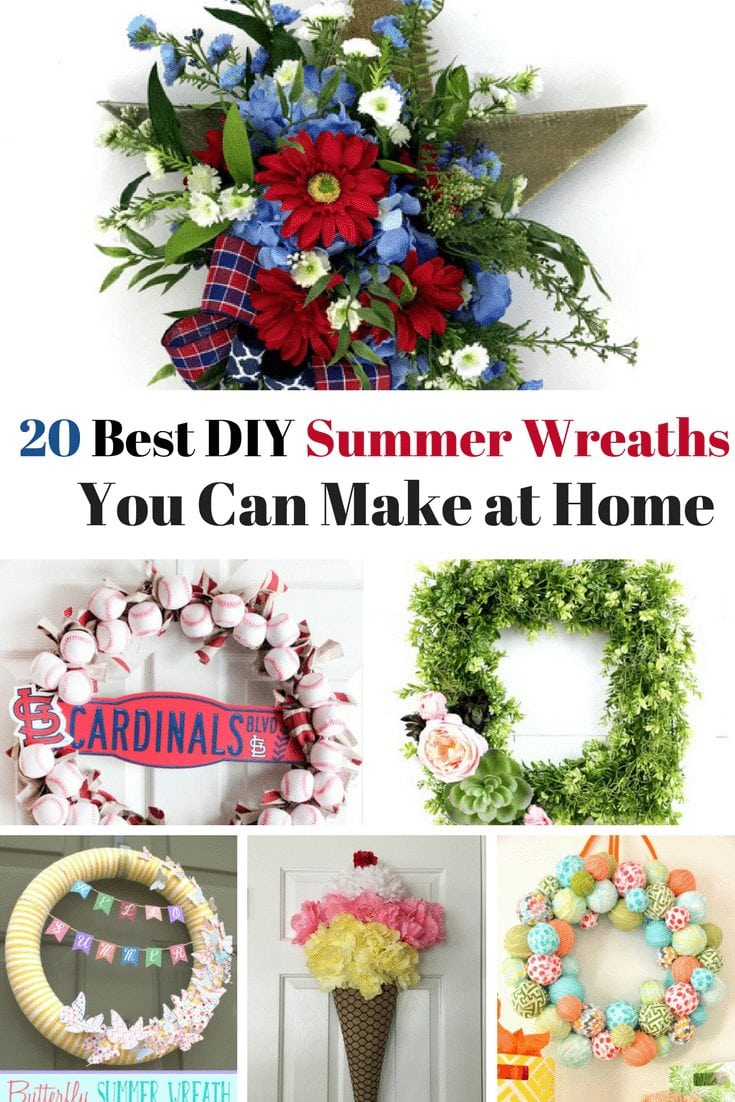 20 Best DIY Summer Wreaths You Can Make at Home