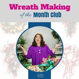 Learn the art of wreath making from the comfort of your home with Southern Charm Wreaths