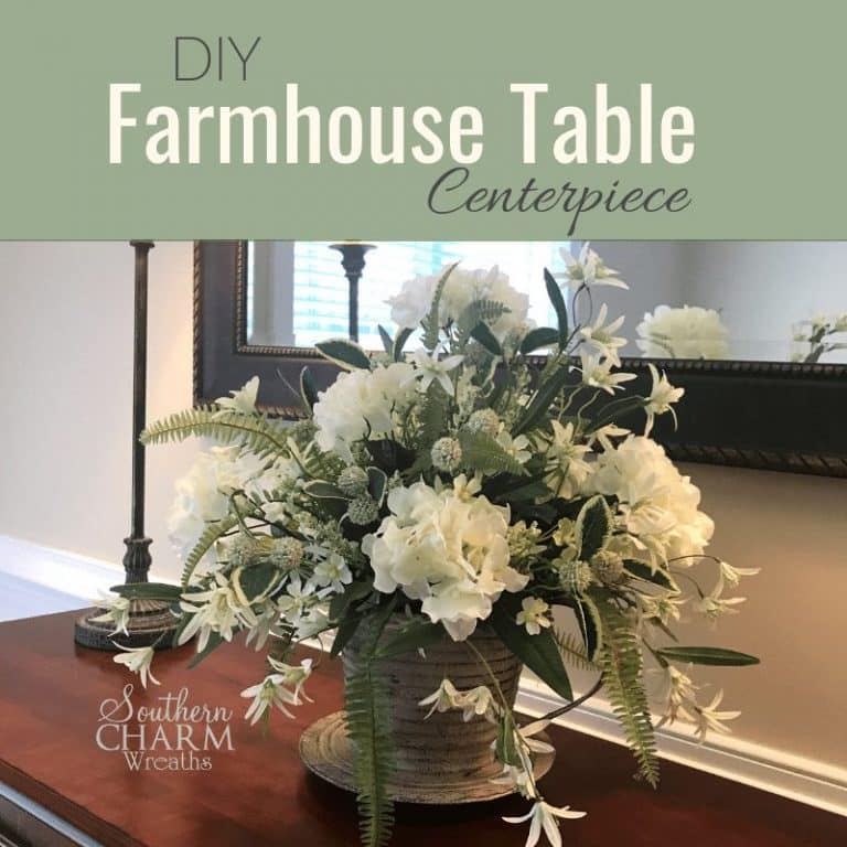 DIY Farmhouse Table Centerpiece Southern Charm Wreaths