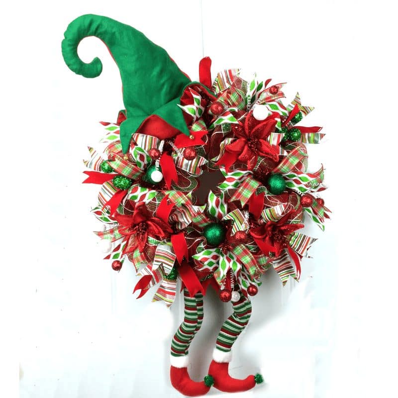 deco mesh elf wreath ebook