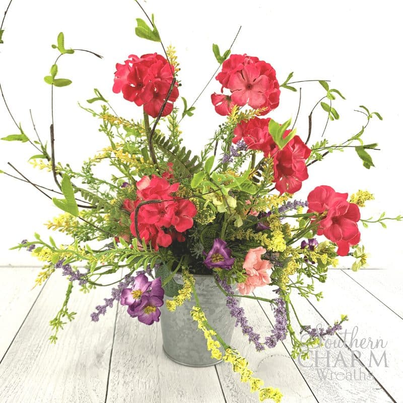 spring artificial flower arrangements