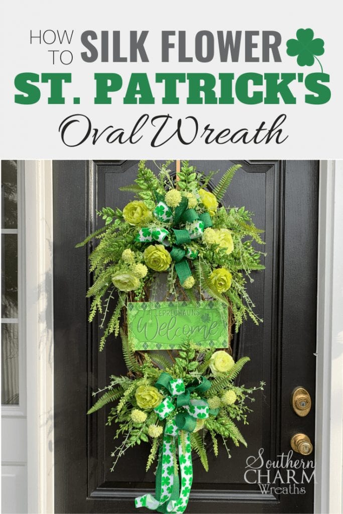 Spring wreath St Patrick day wreath St patrick decor,wreath for front door wreathe
