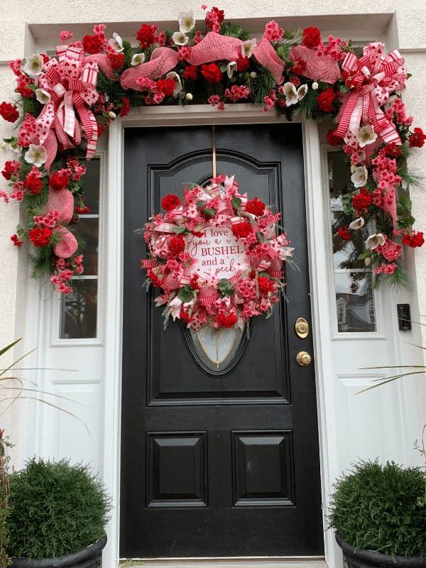 DIY Multi Ribbon Bow for Valentine's Day - Southern Charm Wreaths