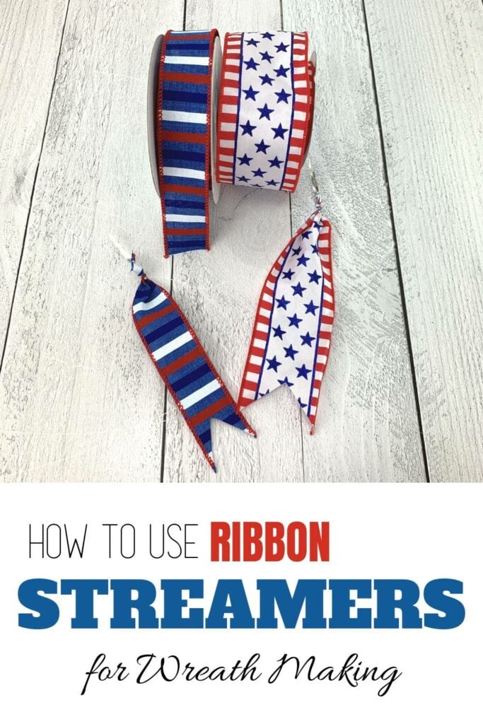 "How to Use Ribbon Streamers for Wreath making" 