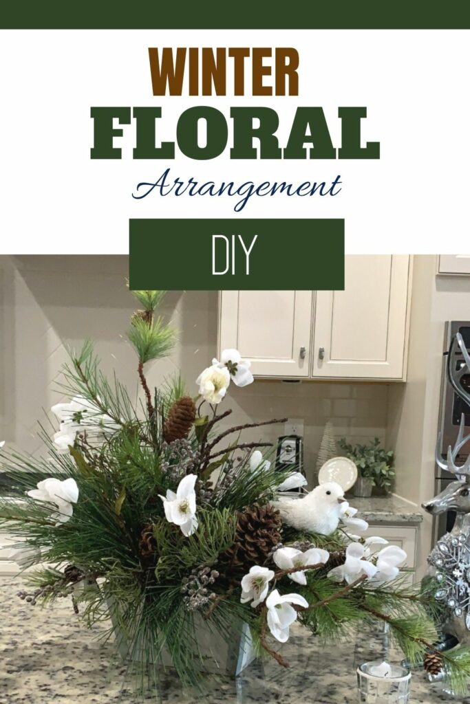 How to make a Winter Floral Arrangement by Southern Charm Wreaths
