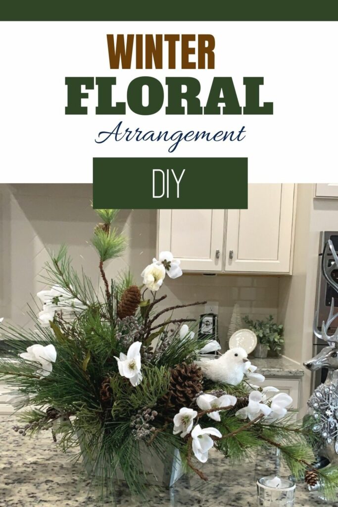 DIY winter floral arrangement (complete tutorial) - Songbird