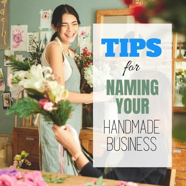How To Choose A Name For Your Handmade Business