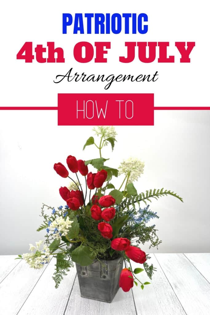 Patriotic 4th Of July Arrangement How To