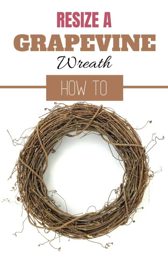 How to Resize a Grapevine Wreath