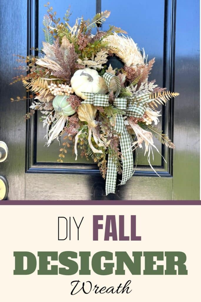 DIY Fall Designer Wreath 