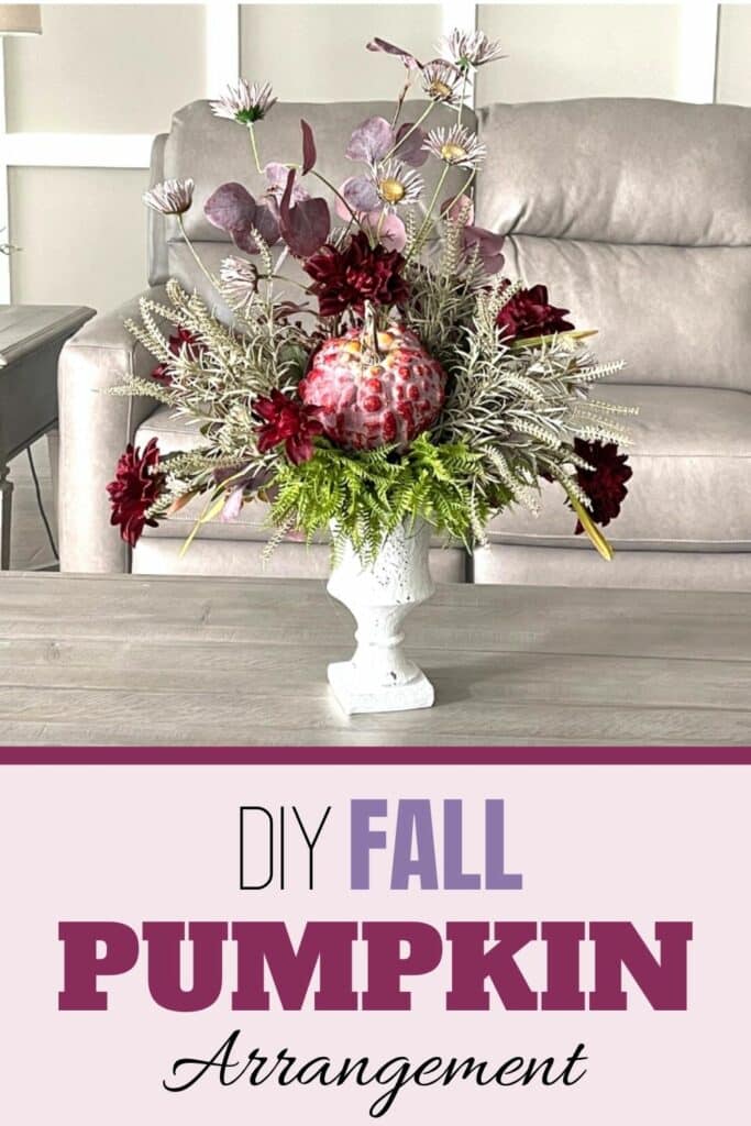 DIY Fall Pumpkin Arrangement 