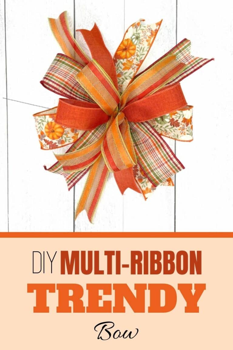 Fall Ribbon Bow Trendy Multi Ribbon Fall Bow - 2 Ways - Southern Charm Wreaths