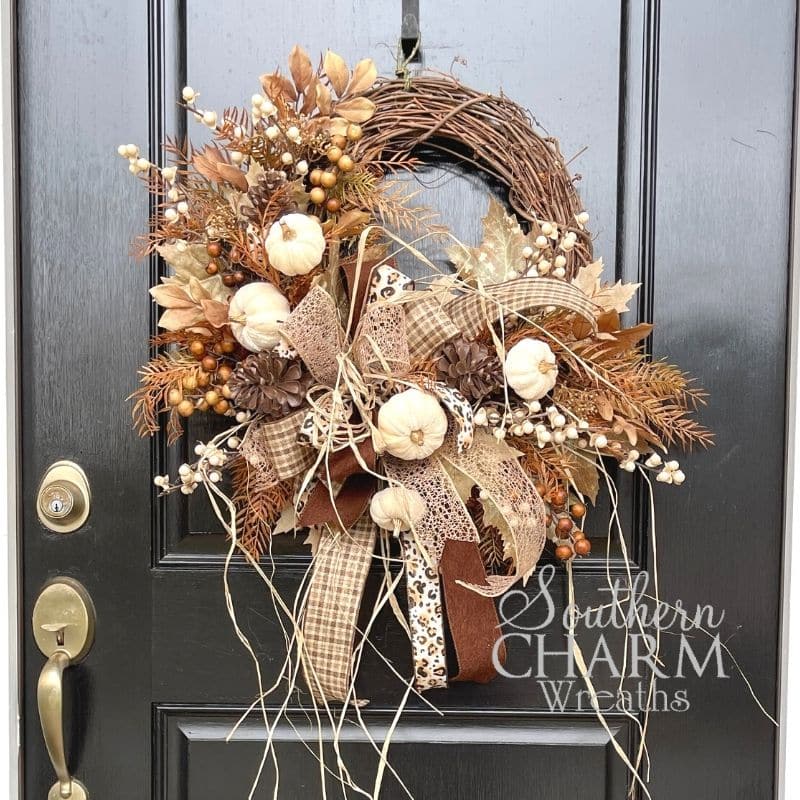 DIY Year-Round Elegant Wreath - Southern Charm Wreaths