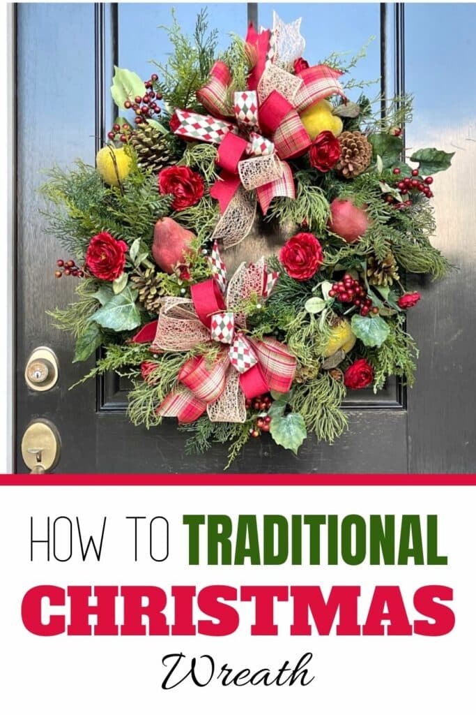 How to make a traditional Christmas wreath 