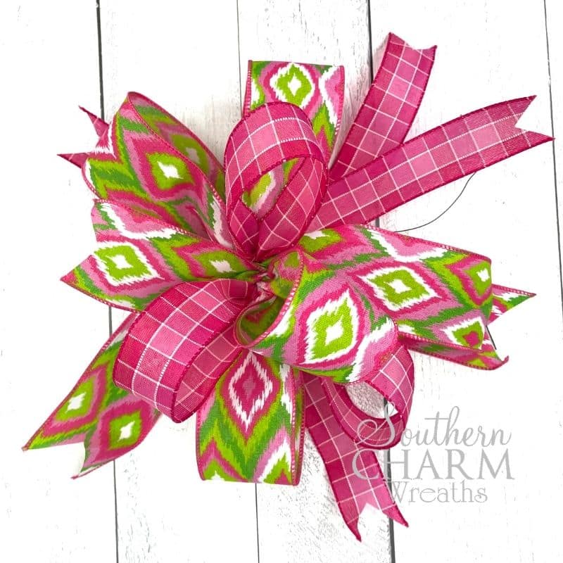 Holiday Ribbon Pick Tutorial » Homemade Heather